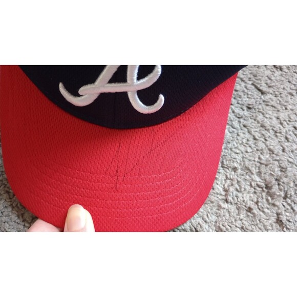 Atlanta Braves MLB OC Sports Two Tone Performance Hat Cap Adult Men's Adjustable - Picture 2 of 6